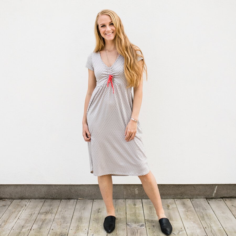 Lottie dress - polly champagne
