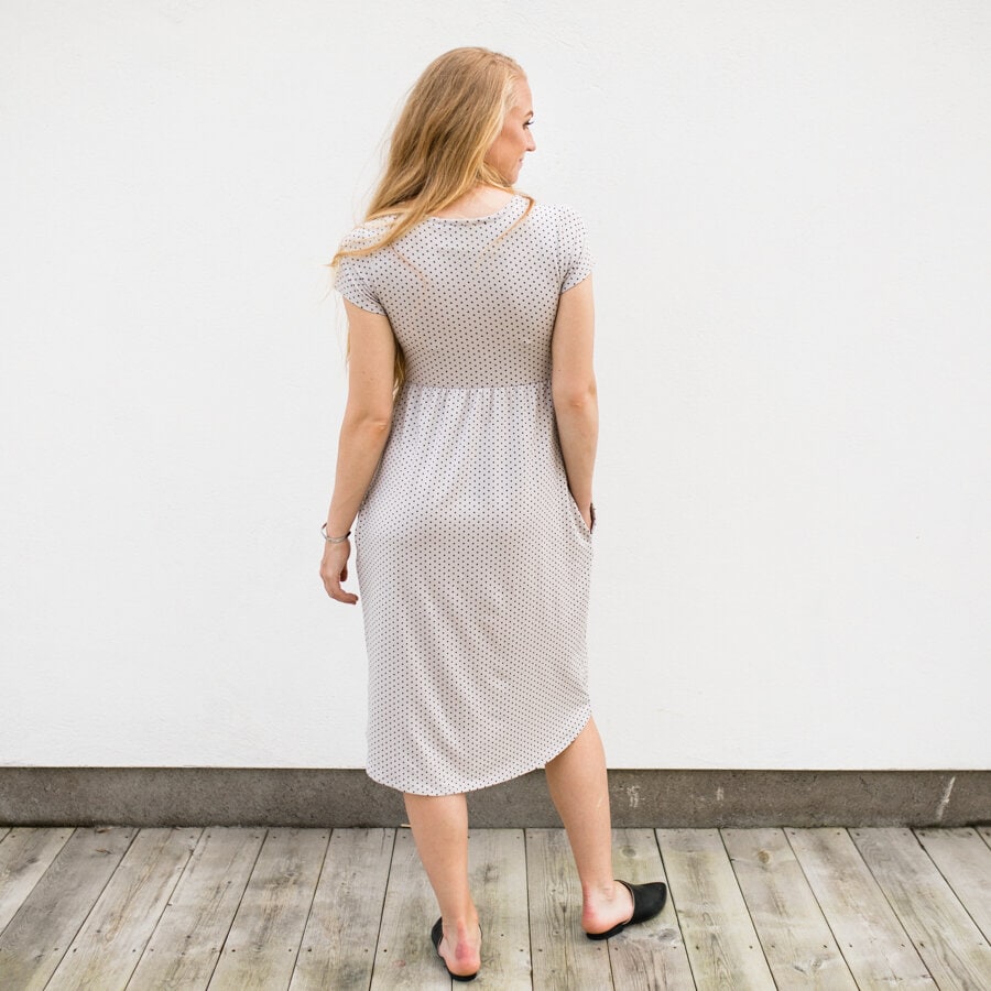 Lottie dress - polly champagne