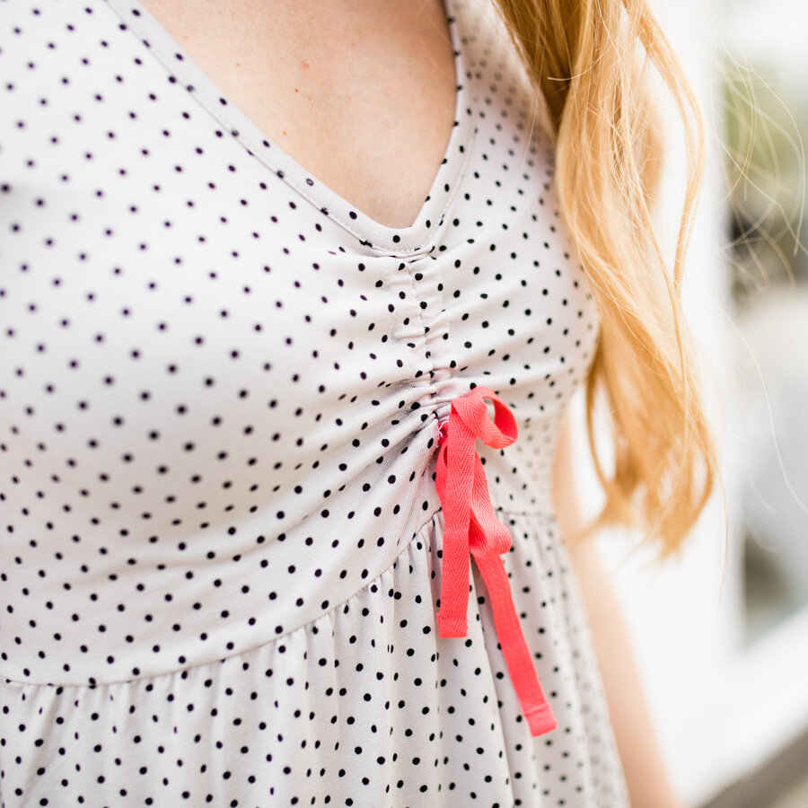 Lottie dress - polly champagne