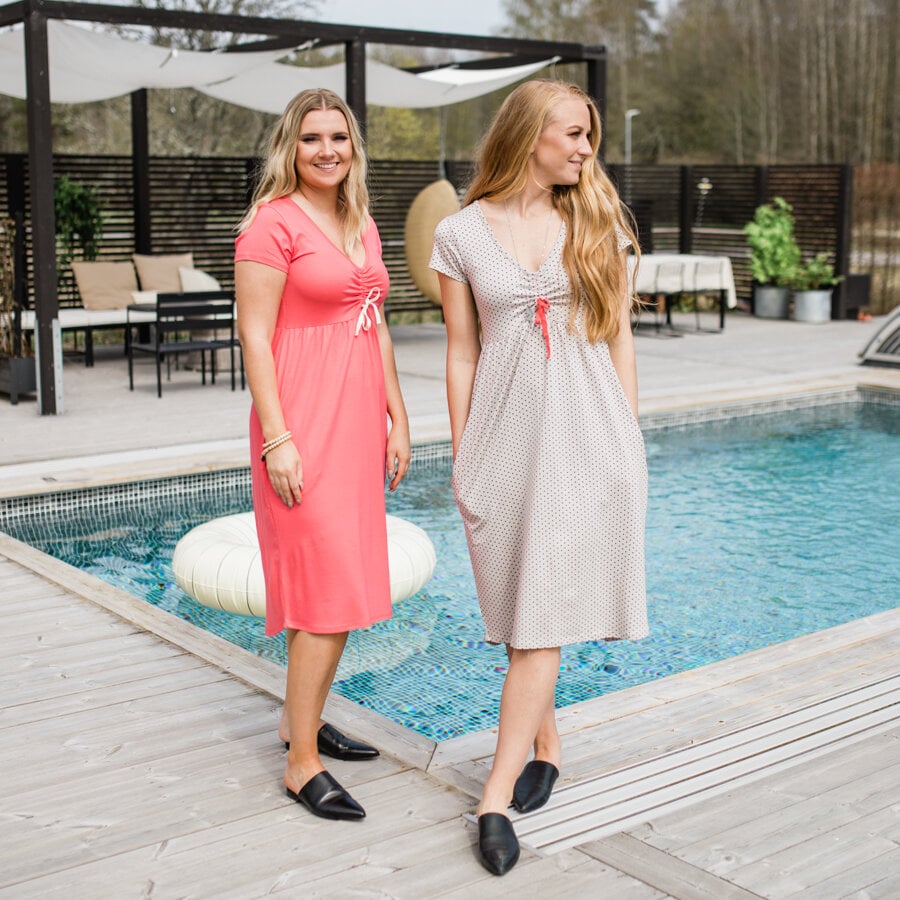 Lottie dress - polly champagne