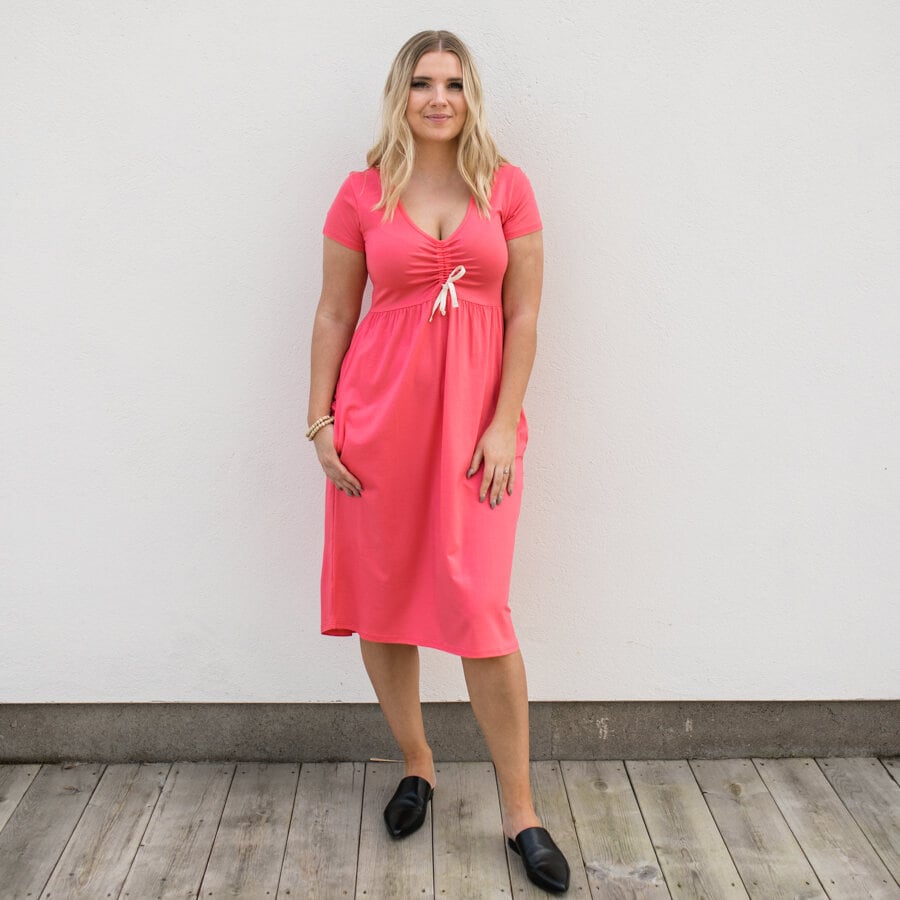 Lottie dress - soft coral