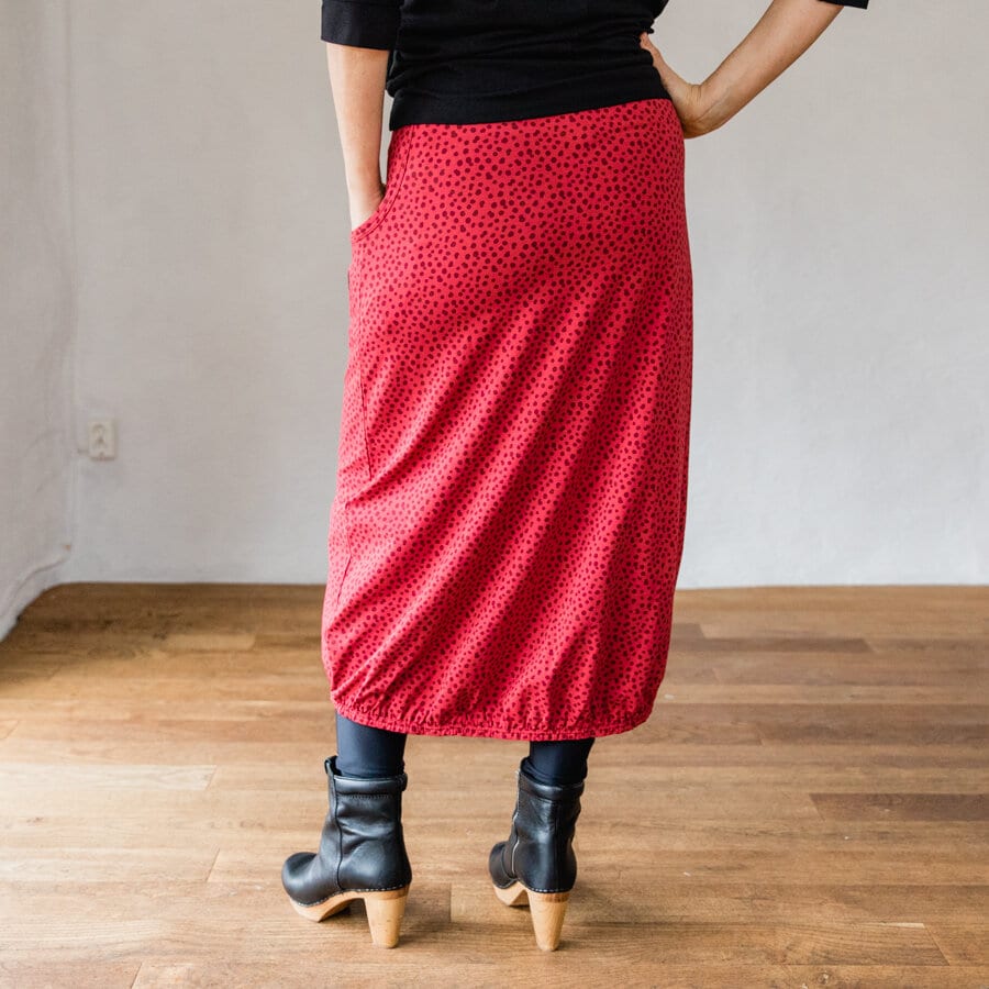 Wish come true skirt sj - tiffany peony red