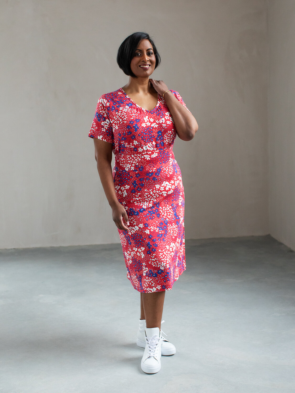 Jane skirt - meadow sweet cherry