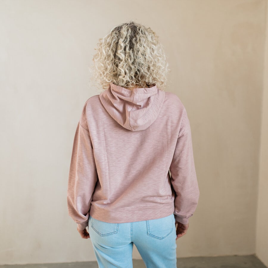 Mollie hood - ash pink