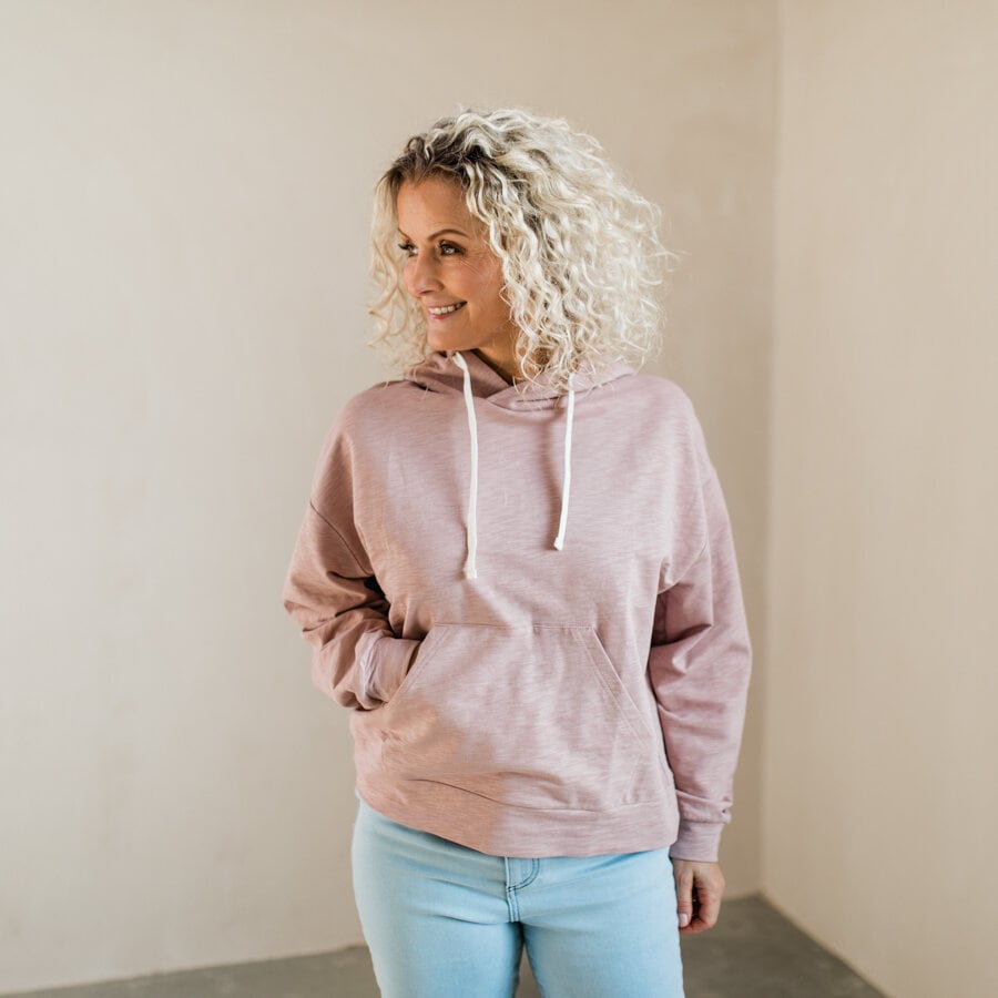 Mollie hood - ash pink
