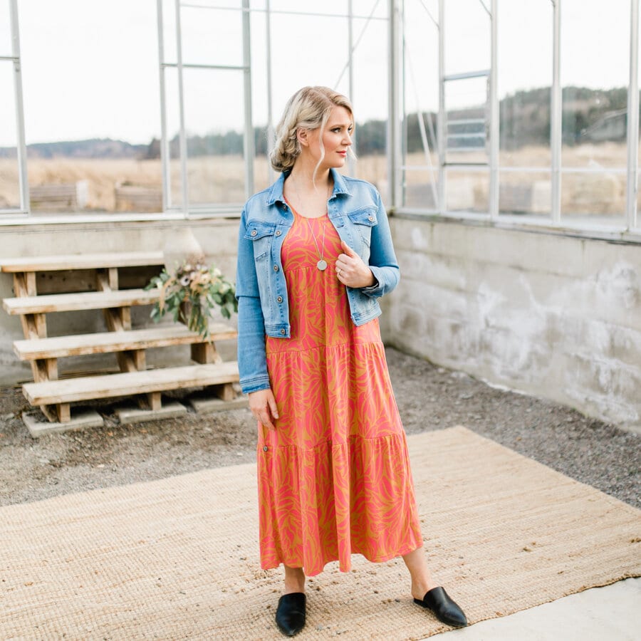 Madison sl dress - jasmine dark yellow