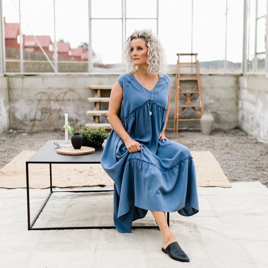 Star dress - sea