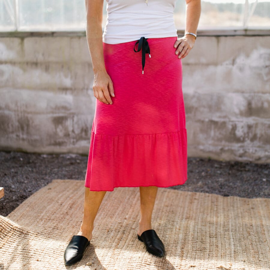 Mariette skirt - poppy red