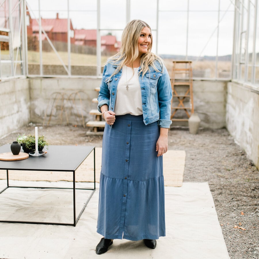Star skirt - sea