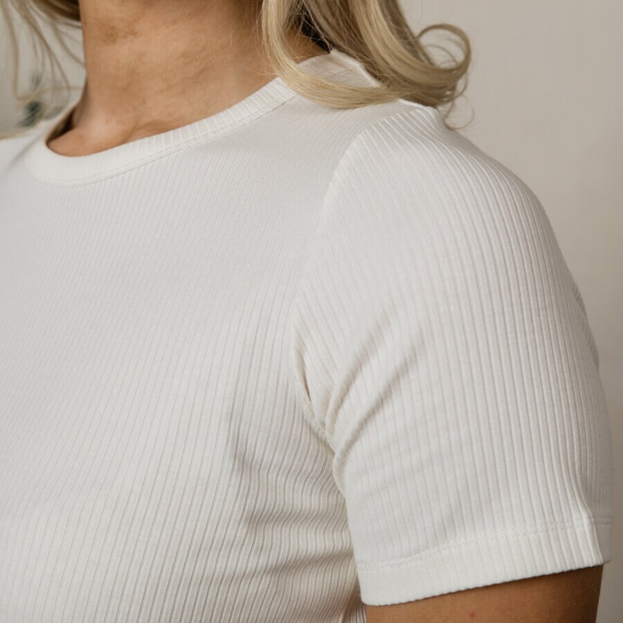 Evita top - soft white