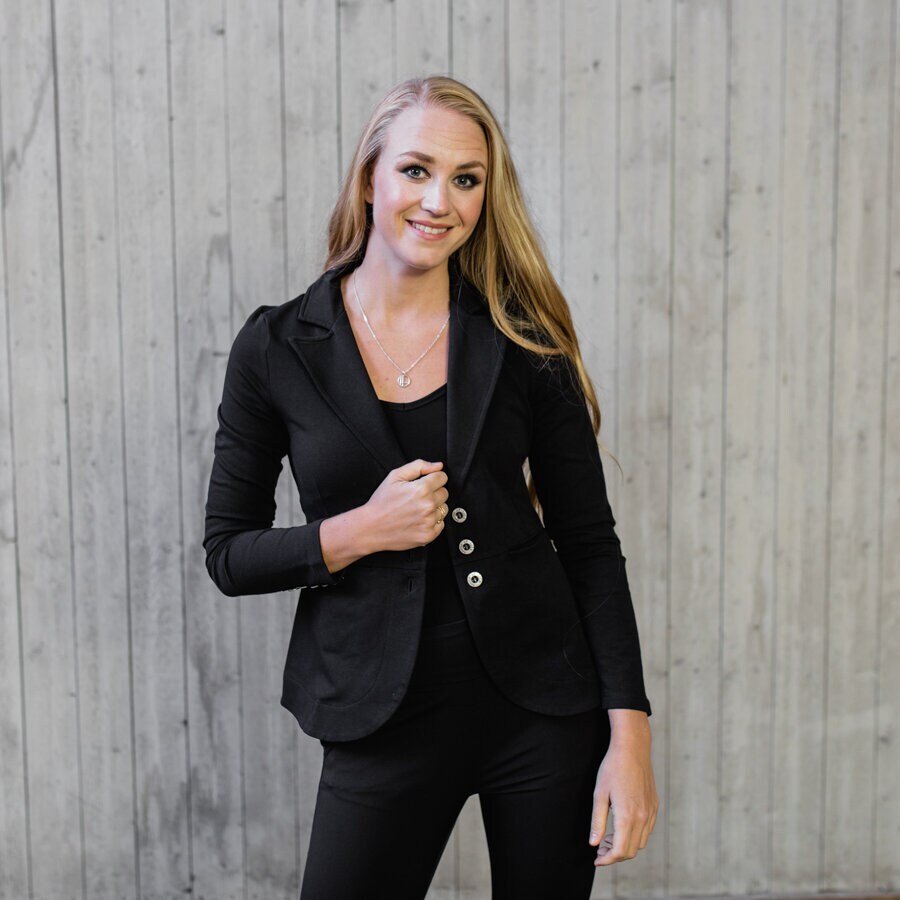 Satisfied blazer - black 