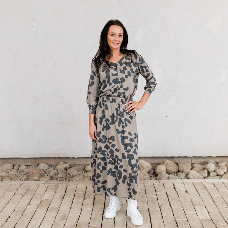 Corinne dress - big duma mid beige
