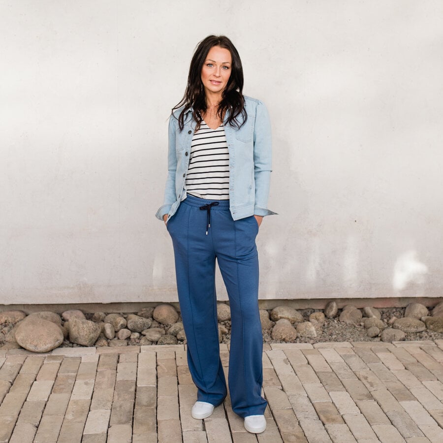Infinity pants - mid blue