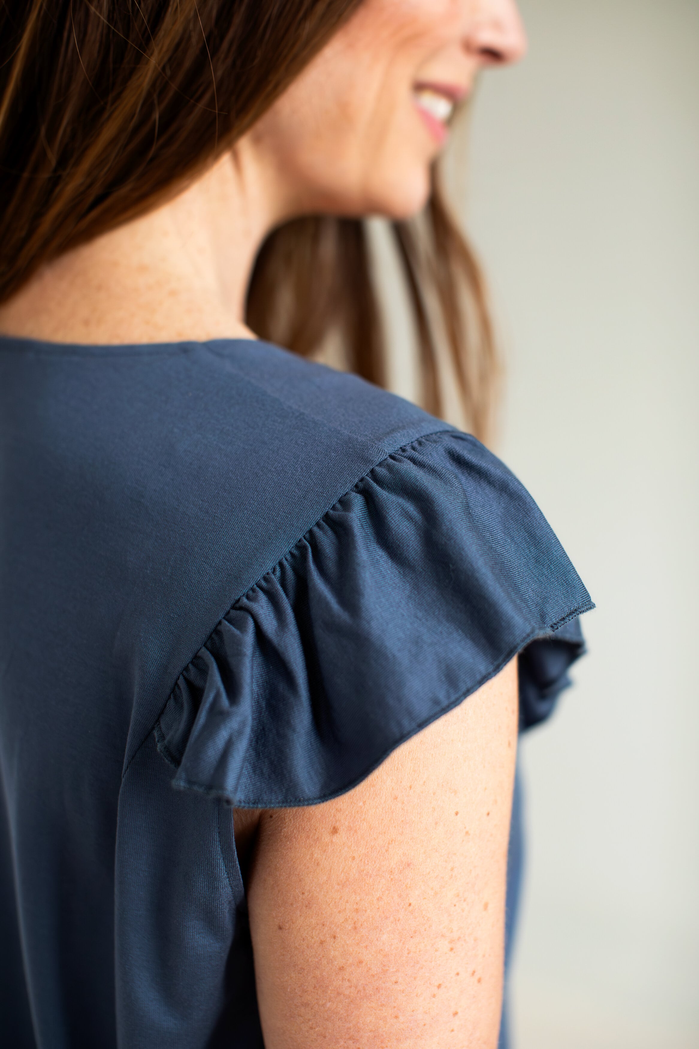 Sunrise blouse - night blue