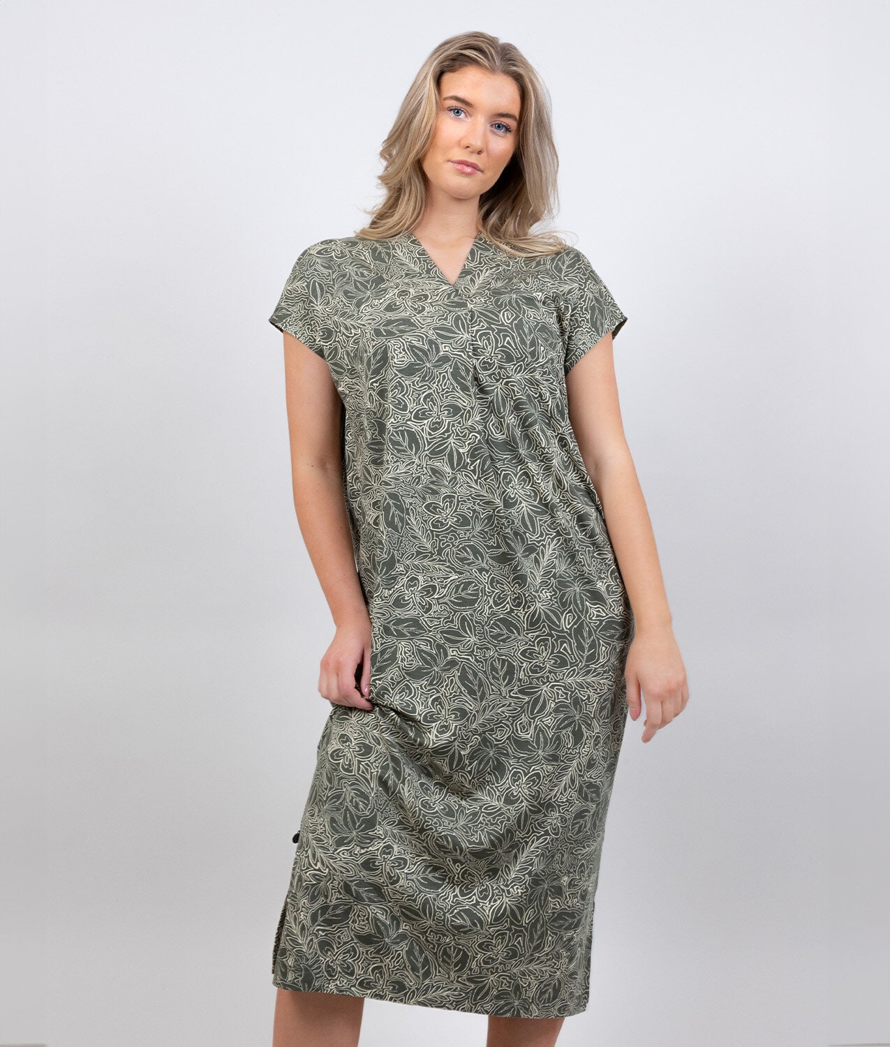 Belle dress - goa green dust