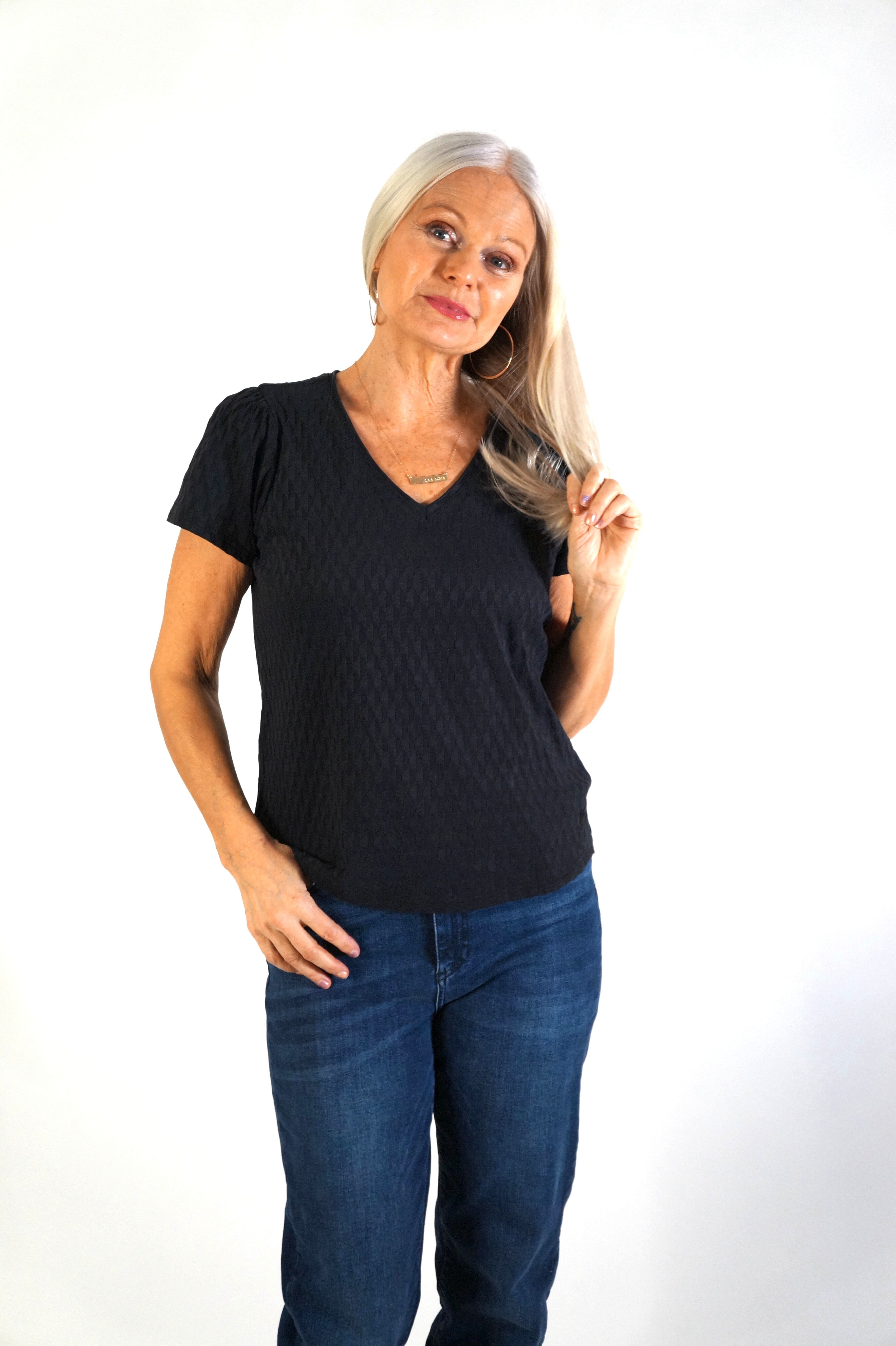 Evelina top - black