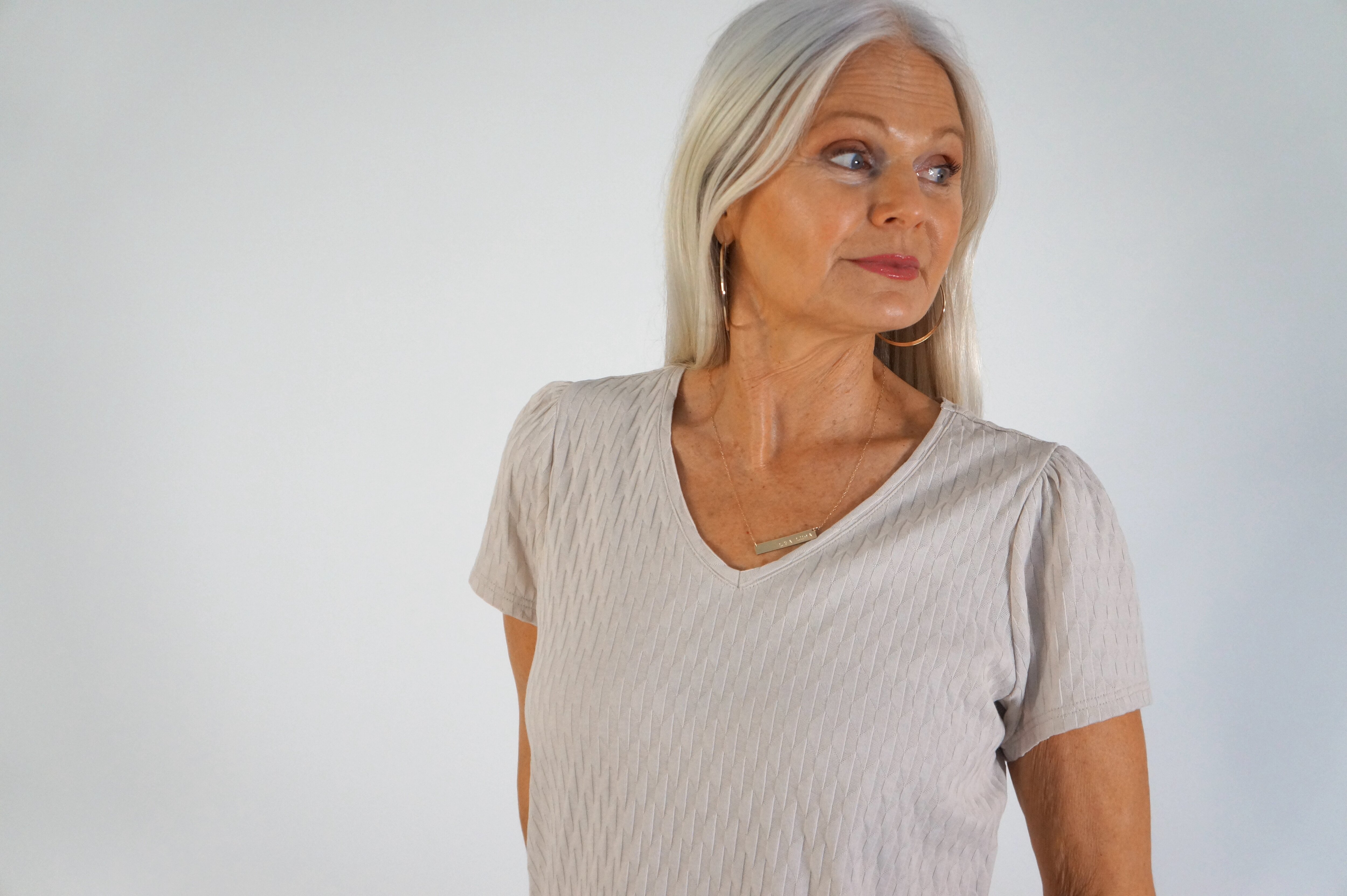 Evelina top - champagne