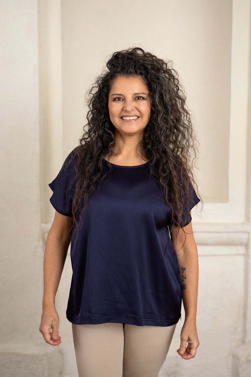 Ingrid top - dark blue