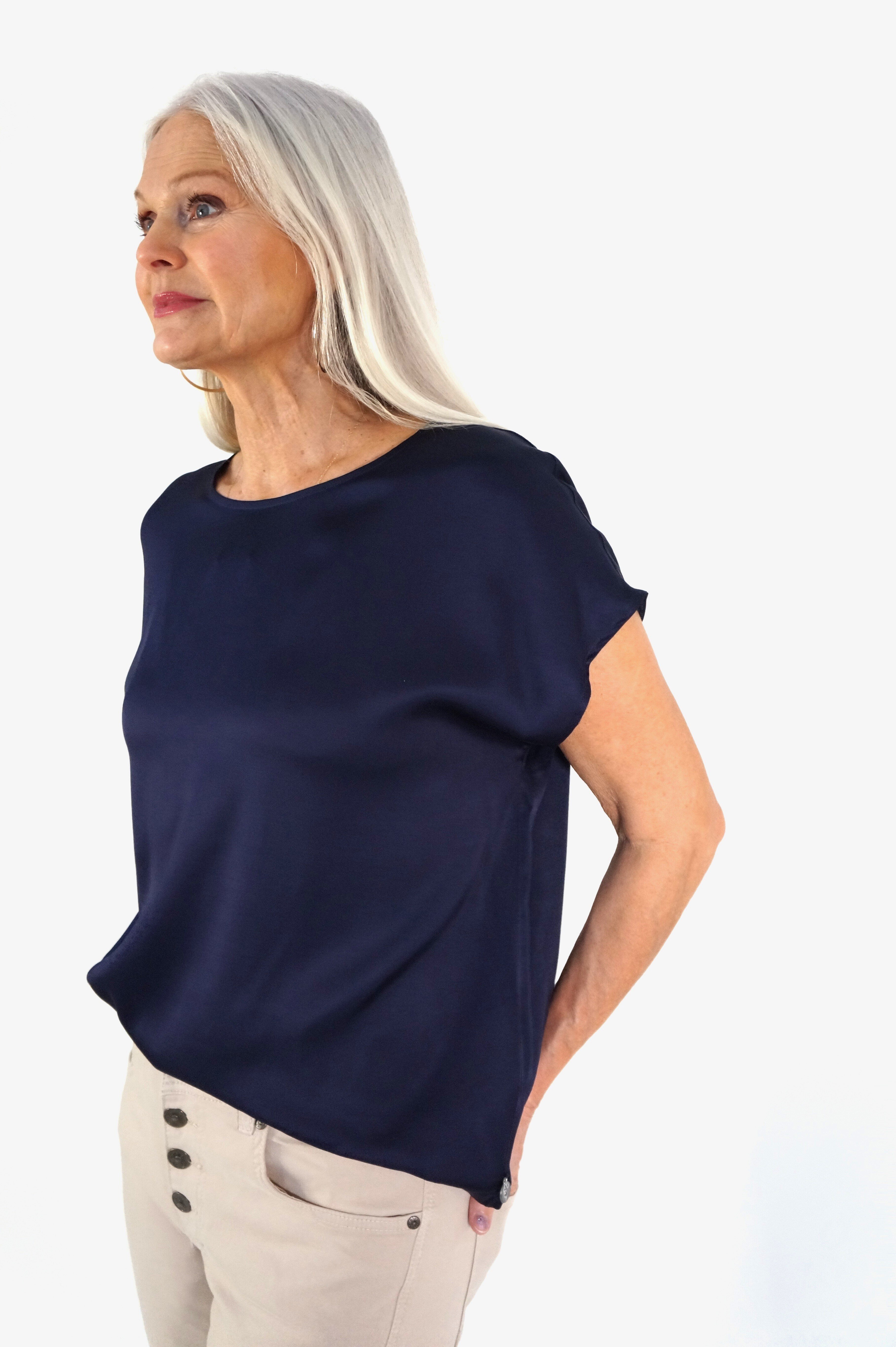 Ingrid top - dark blue