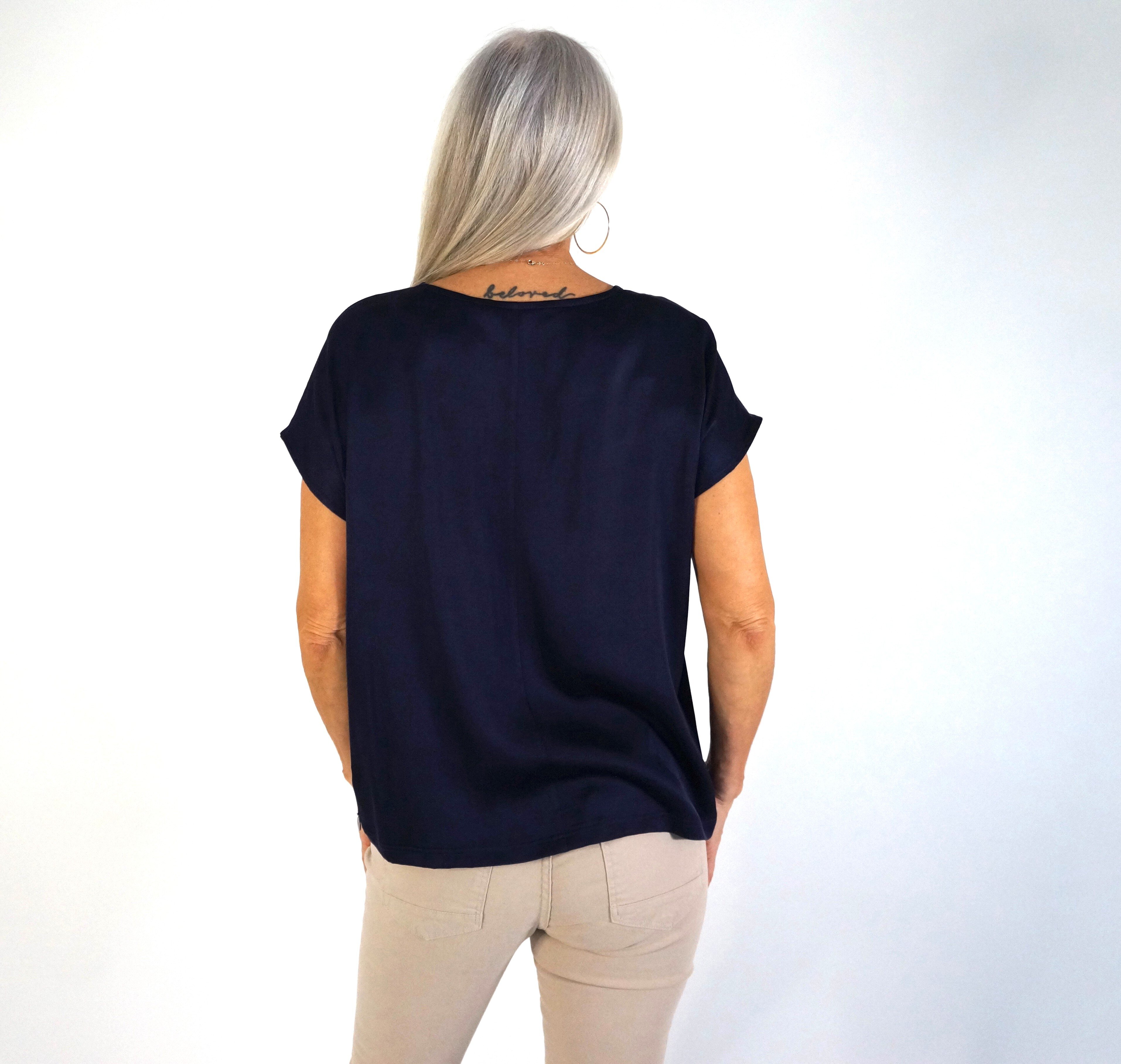 Ingrid top - dark blue