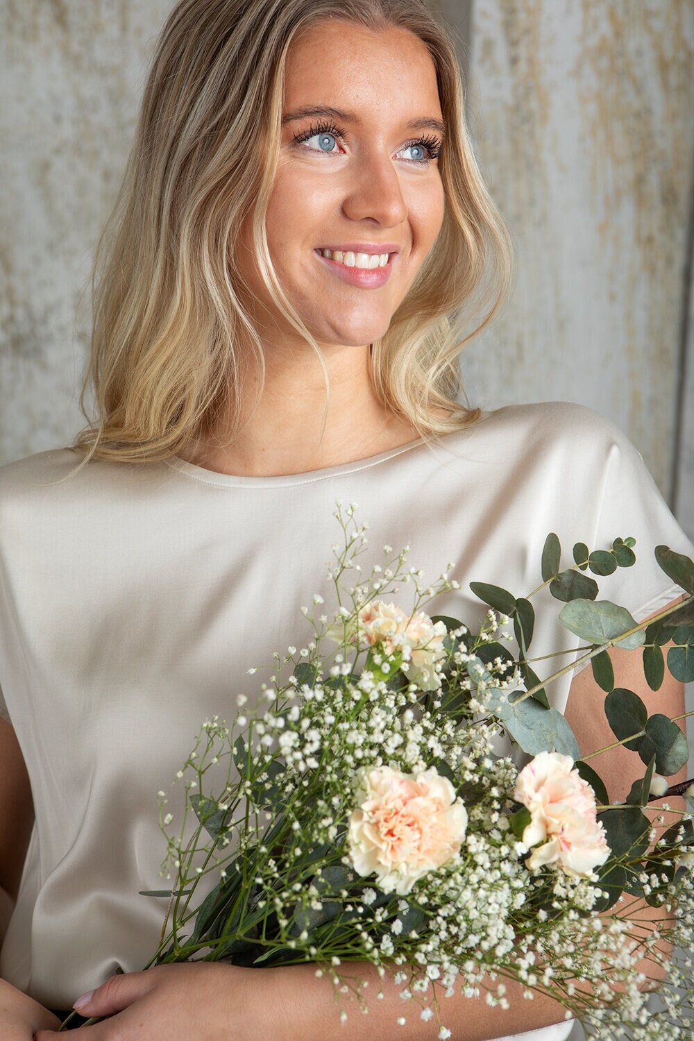Ingrid top - light champagne