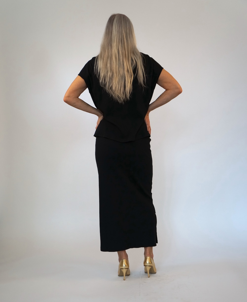 Melvina top - black