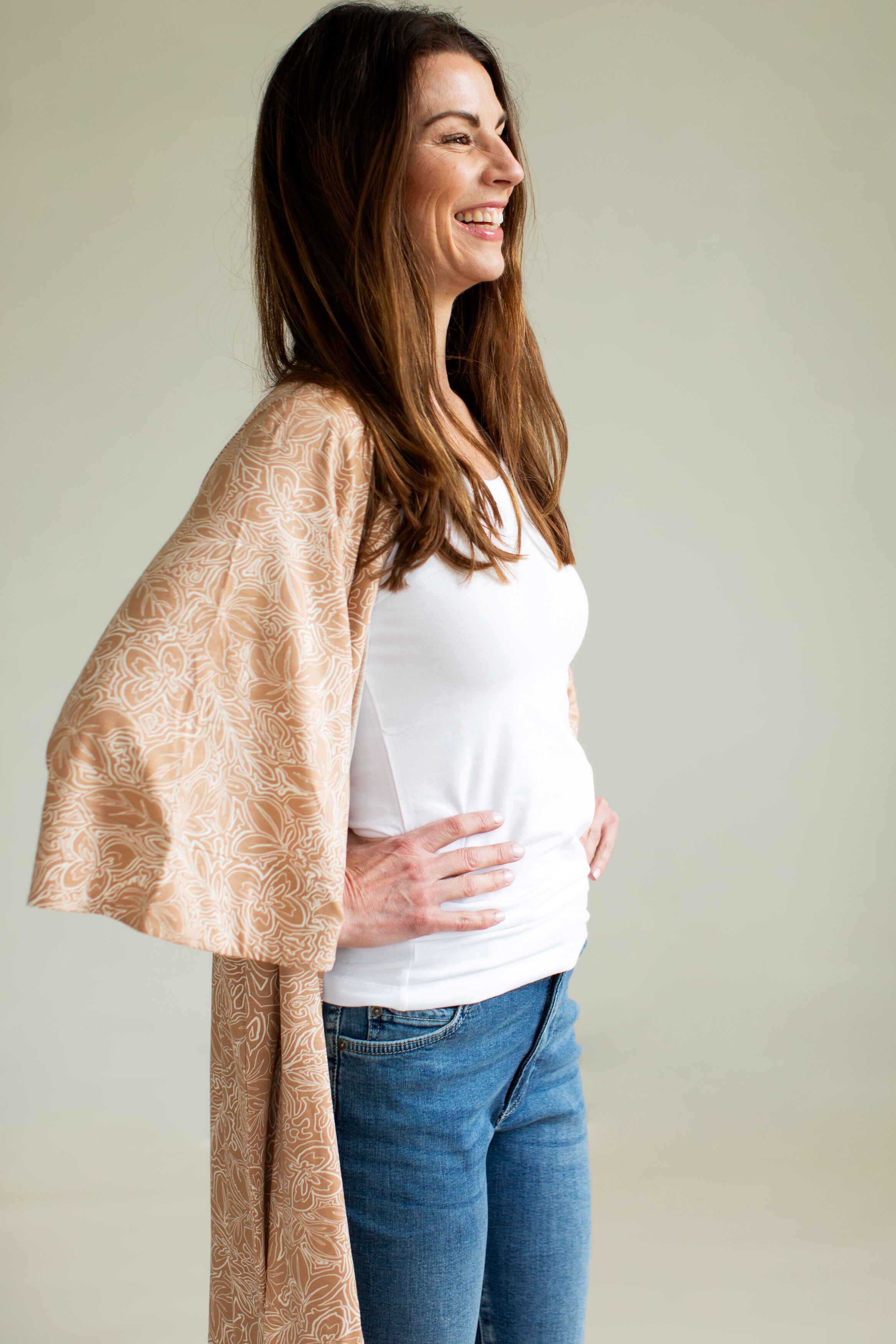 Magnolian caftan - goa soft nougat