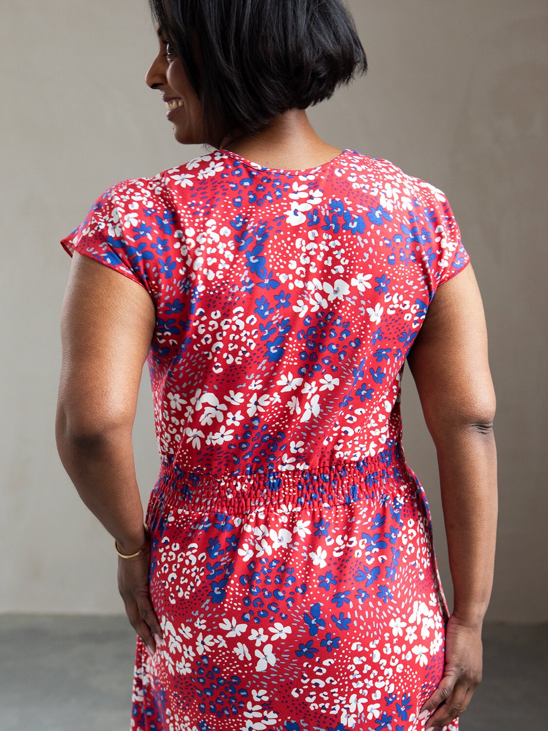 Hedda dress - meadow sweet cherry