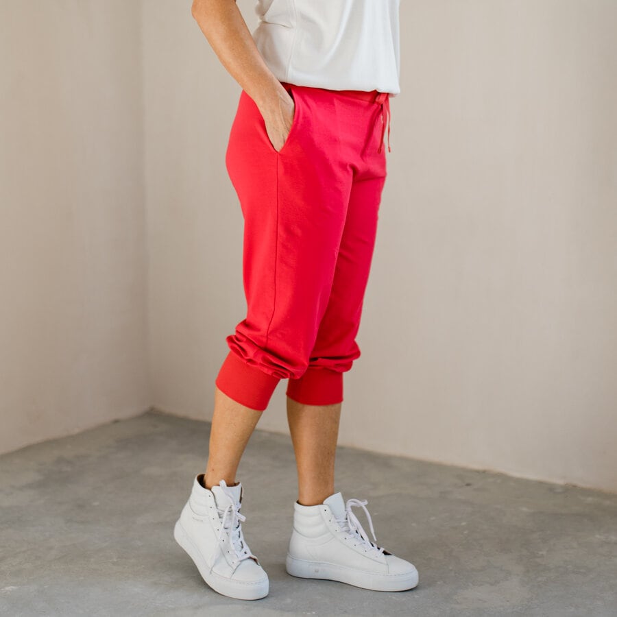 Holiday pants - dark red