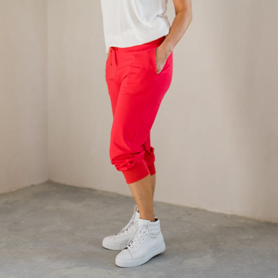 Holiday pants - dark red