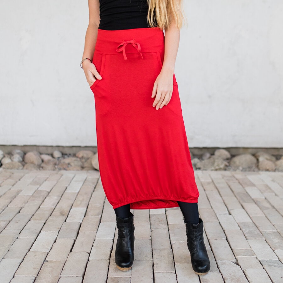 Wish come true skirt - sharp red
