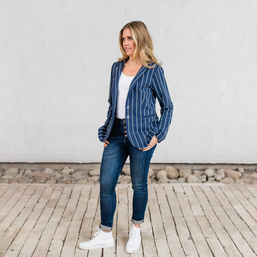 Tiding blazer - pitch indigo