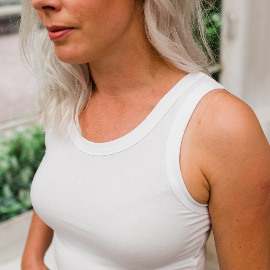 Evita singlet s/j - white