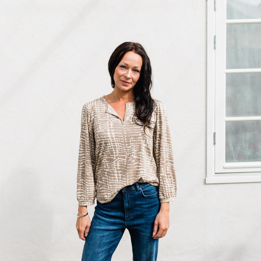 Podium blouse - borneo shell