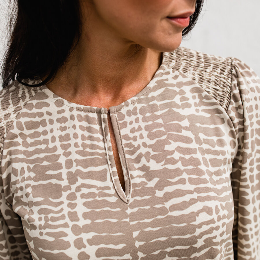 Podium blouse - borneo shell