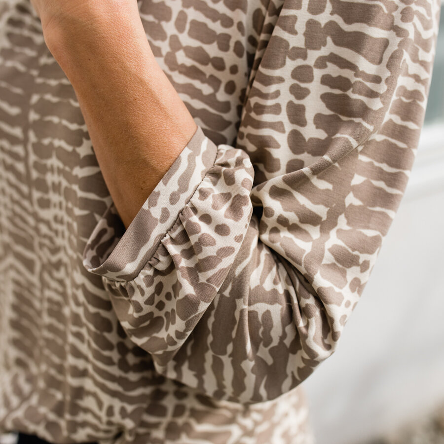 Podium blouse - borneo shell