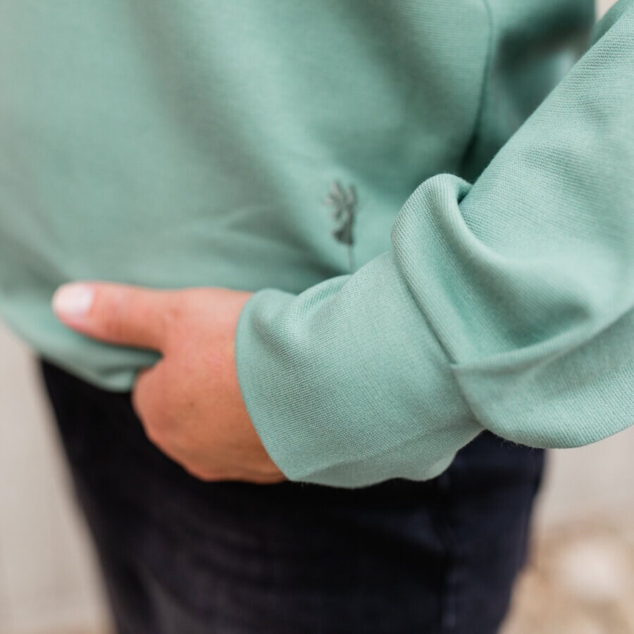 Found sweater - frost green