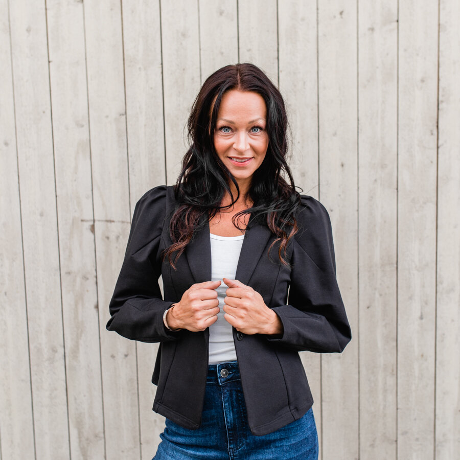 Intro blazer - black