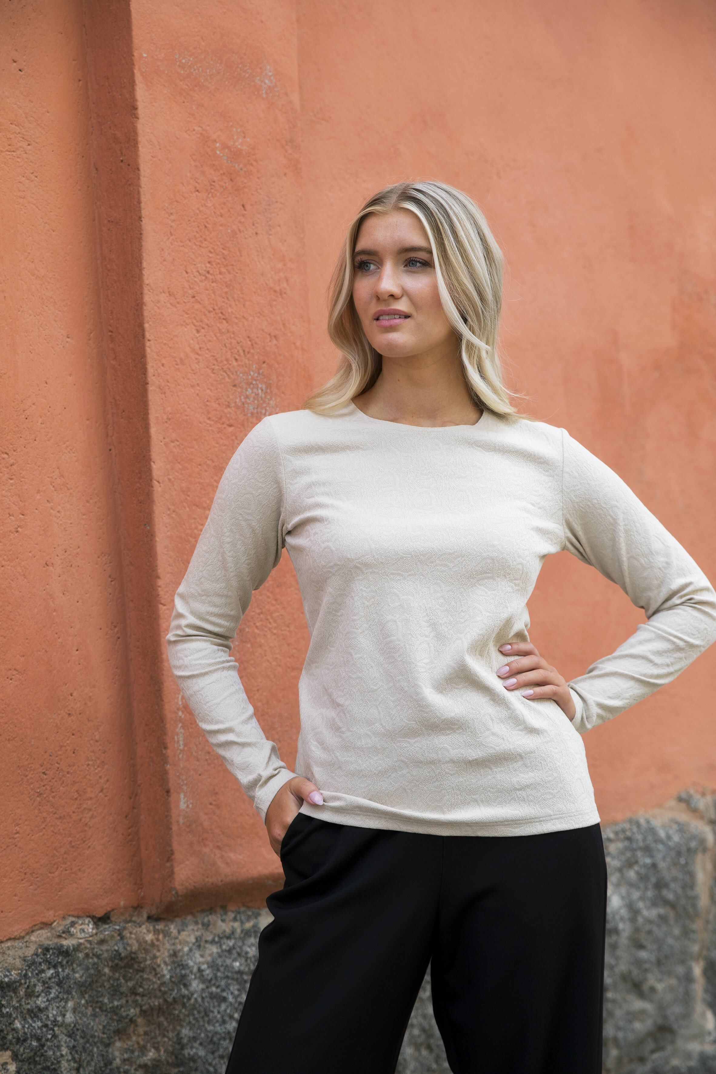 Nora top - vanilla white