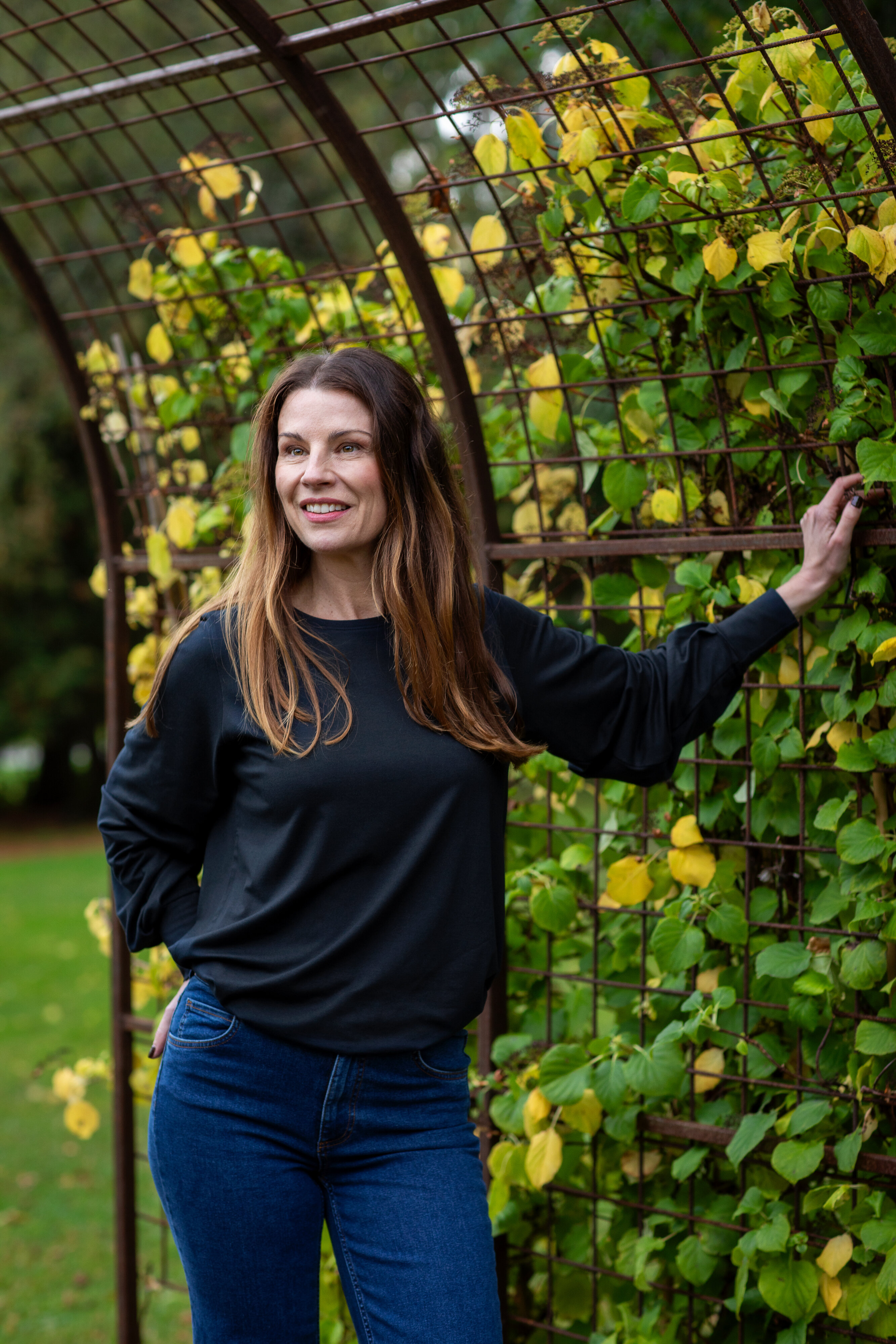 Amira top - deep black