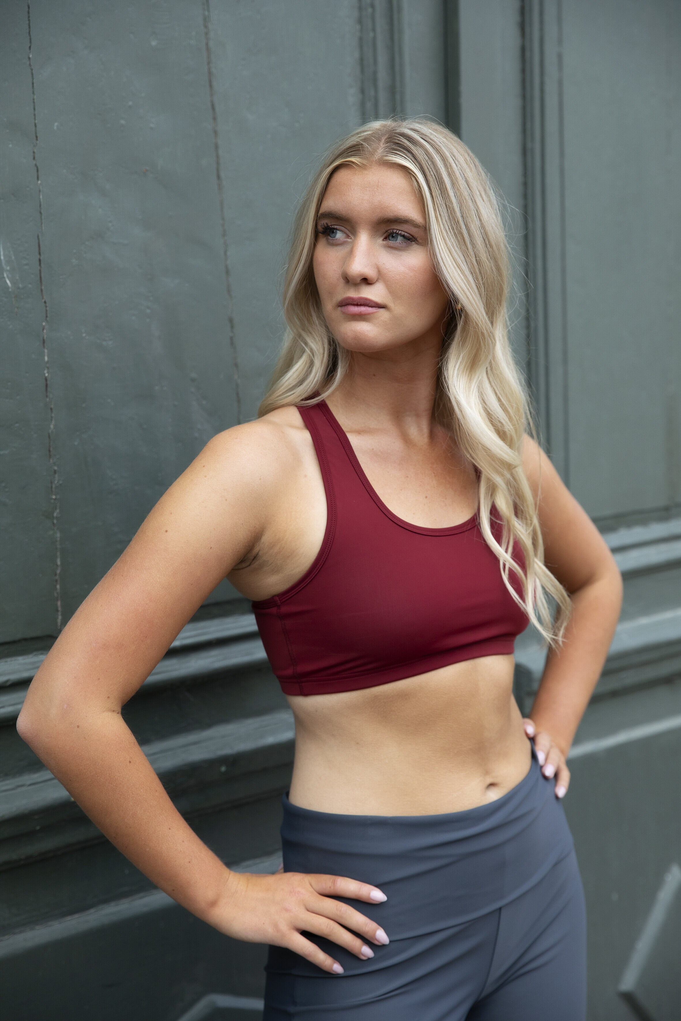 Brielle top - dahlia red