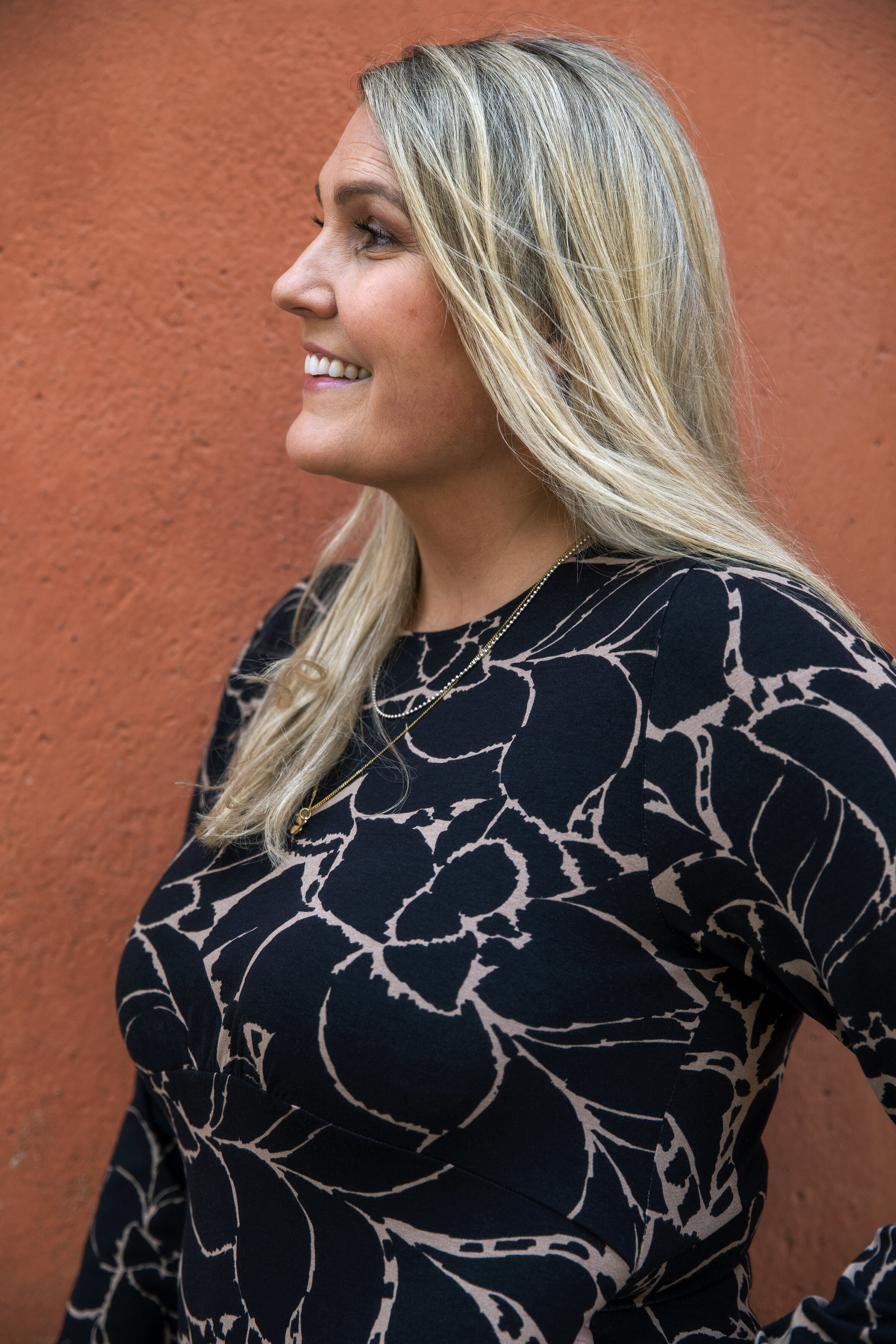 Madelyn dress - laguna ginger