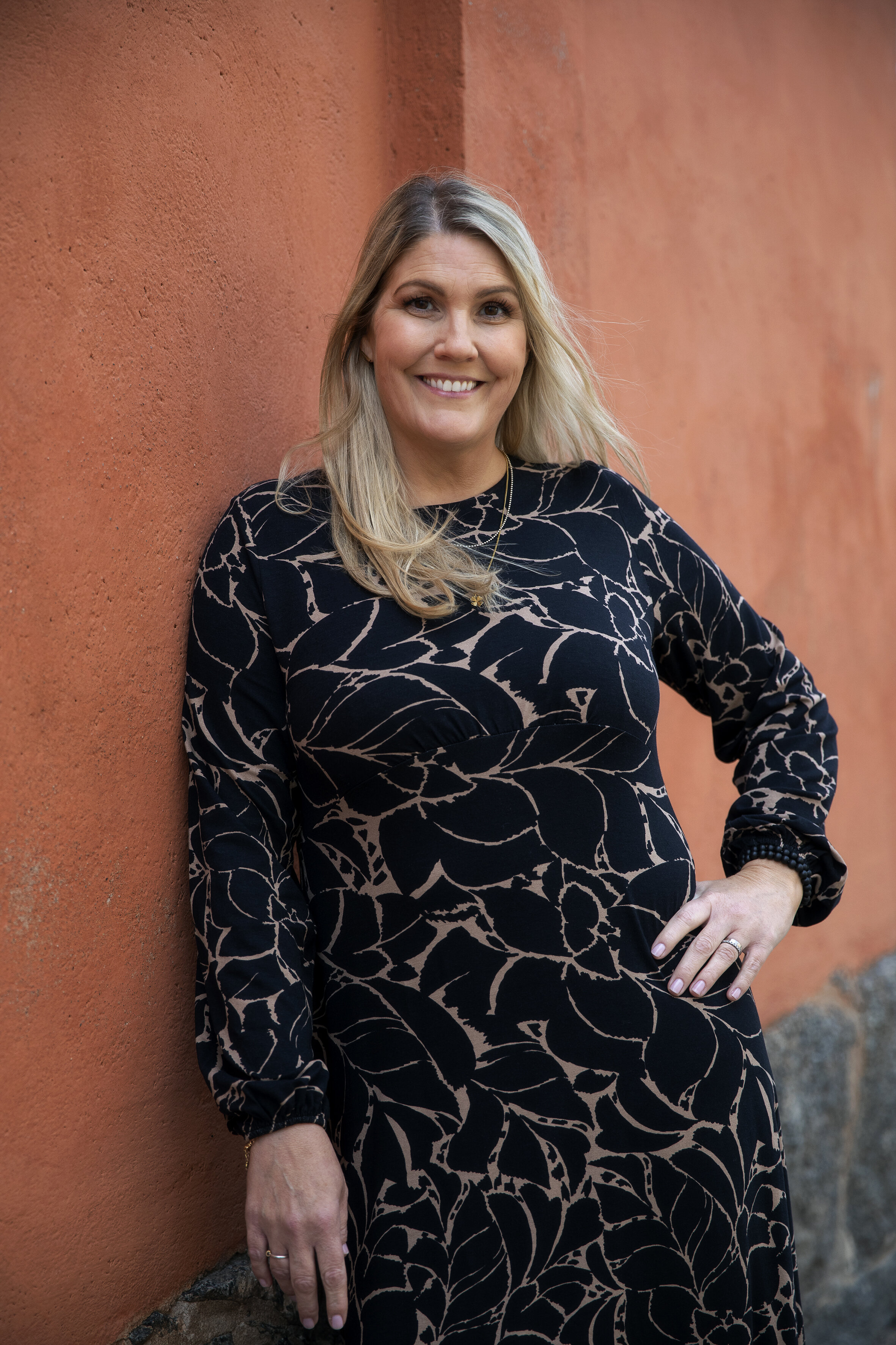 Madelyn dress - laguna ginger