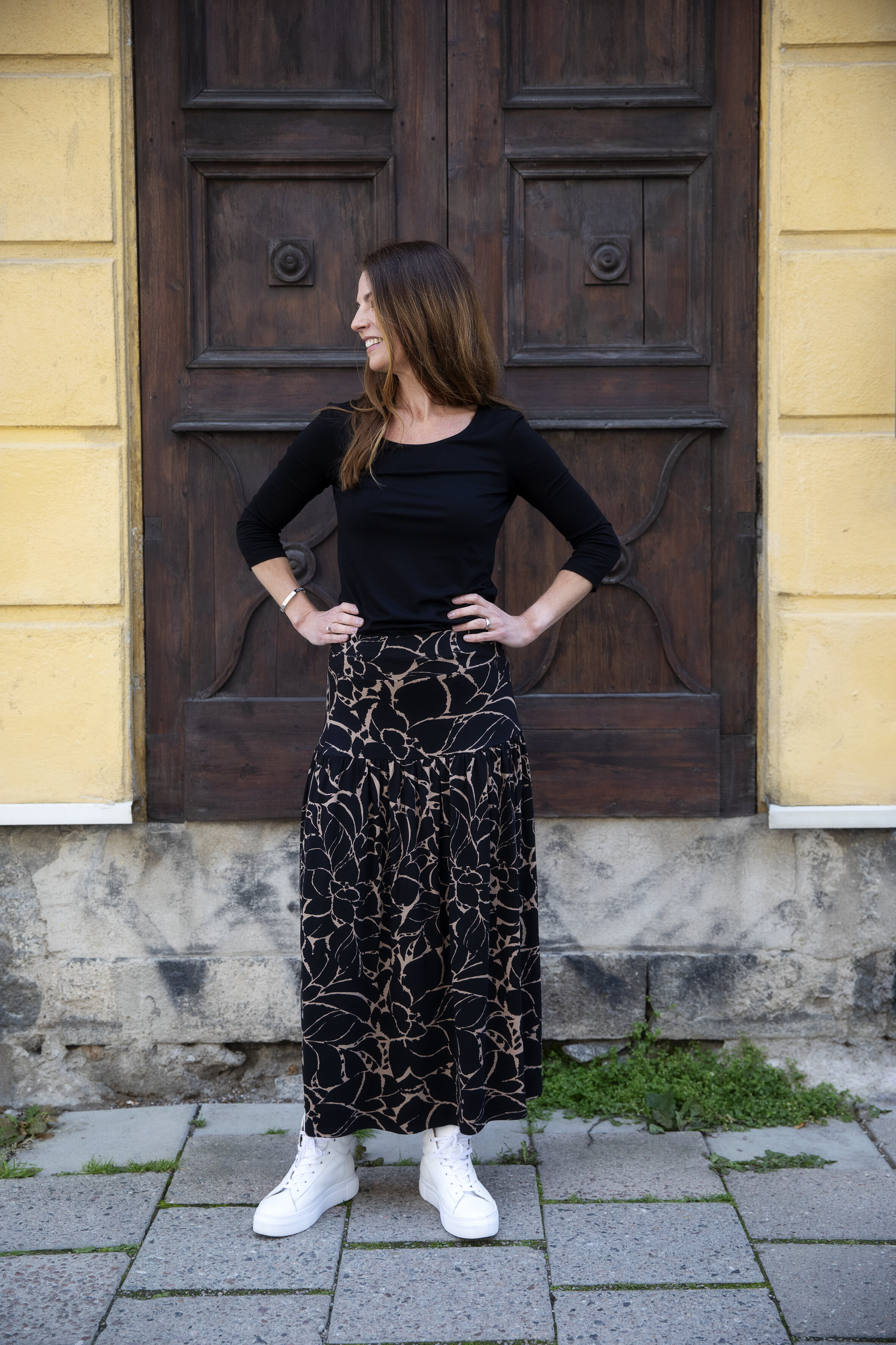 Penelope skirt - laguna ginger