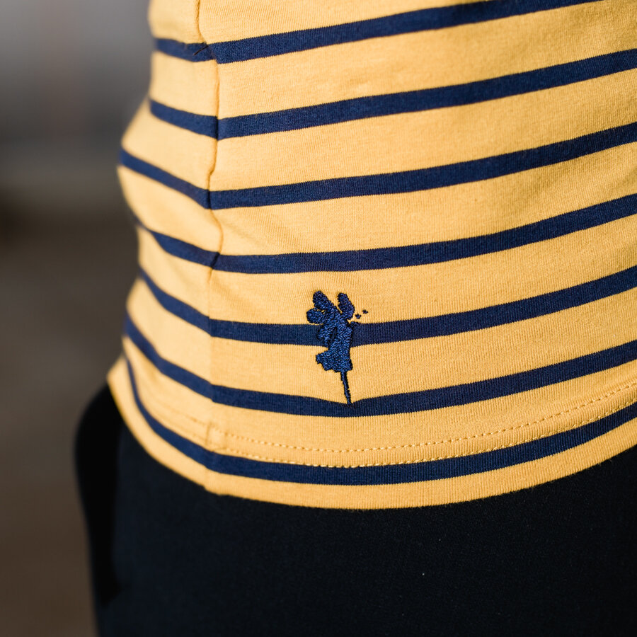 Windbeam top 3/4 sleeve - stripes lion