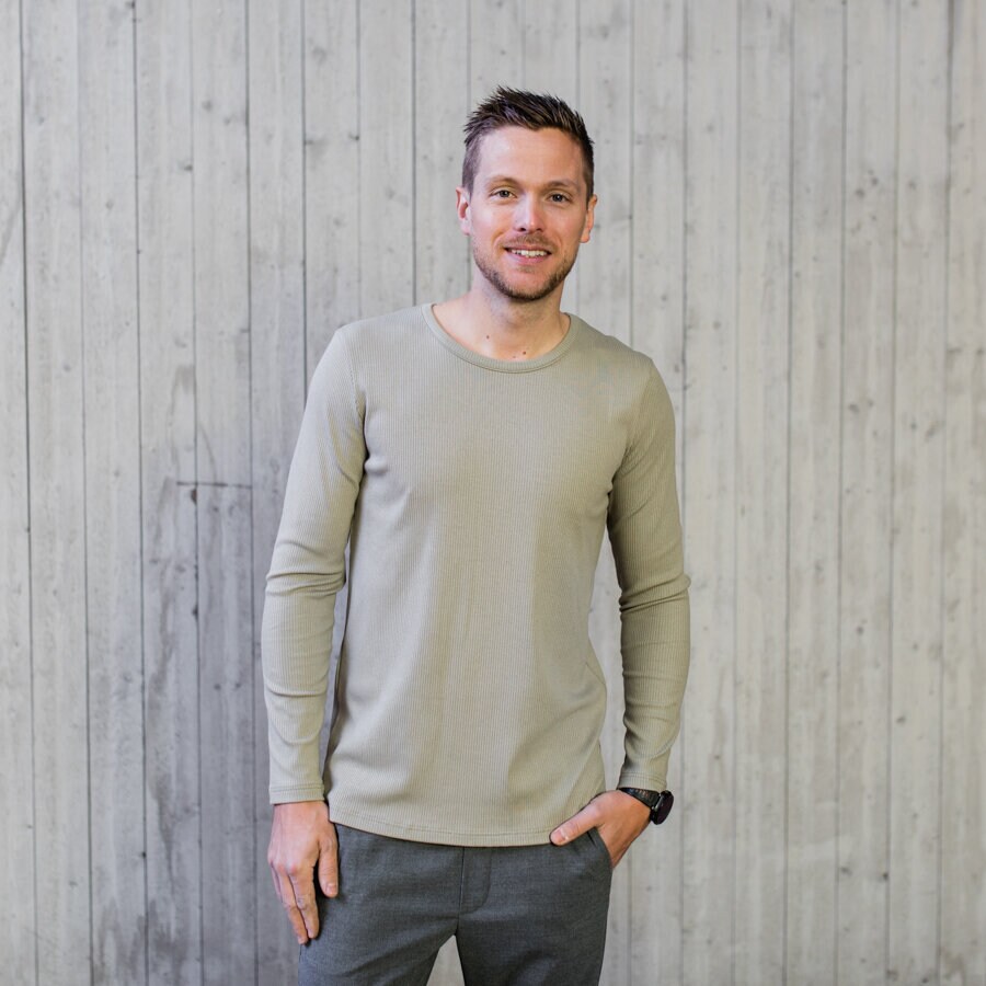 Regular ls tee - spring mud