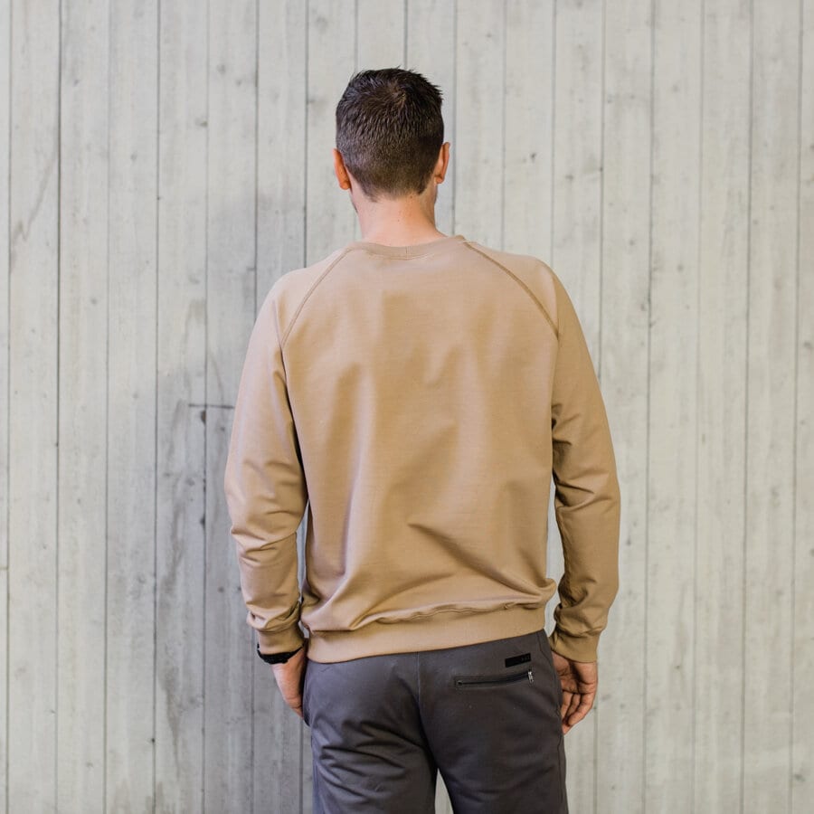 Stuff sweater - fuzzy brown