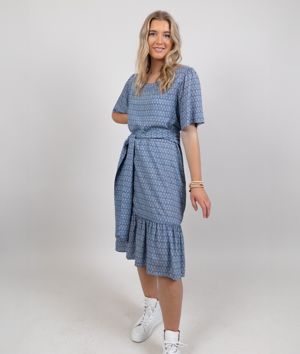 Fiona dress - cone mid blue