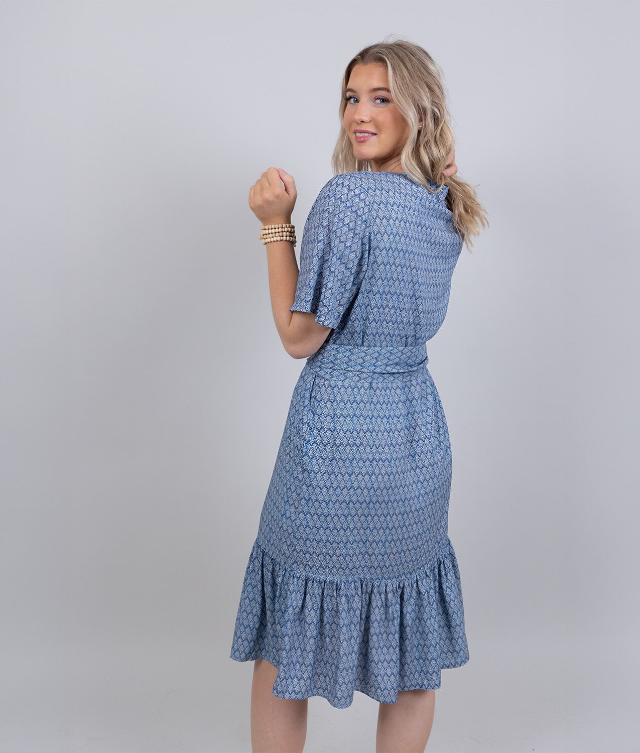 Fiona dress - cone mid blue