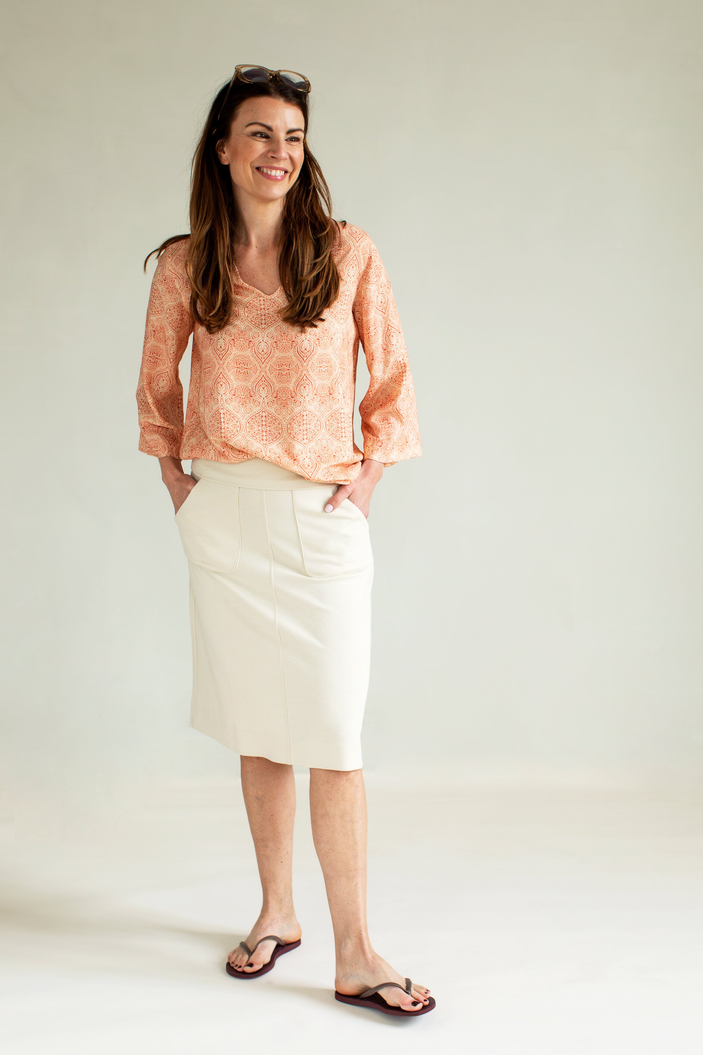 Aileen blouse - alhambra soft apricot